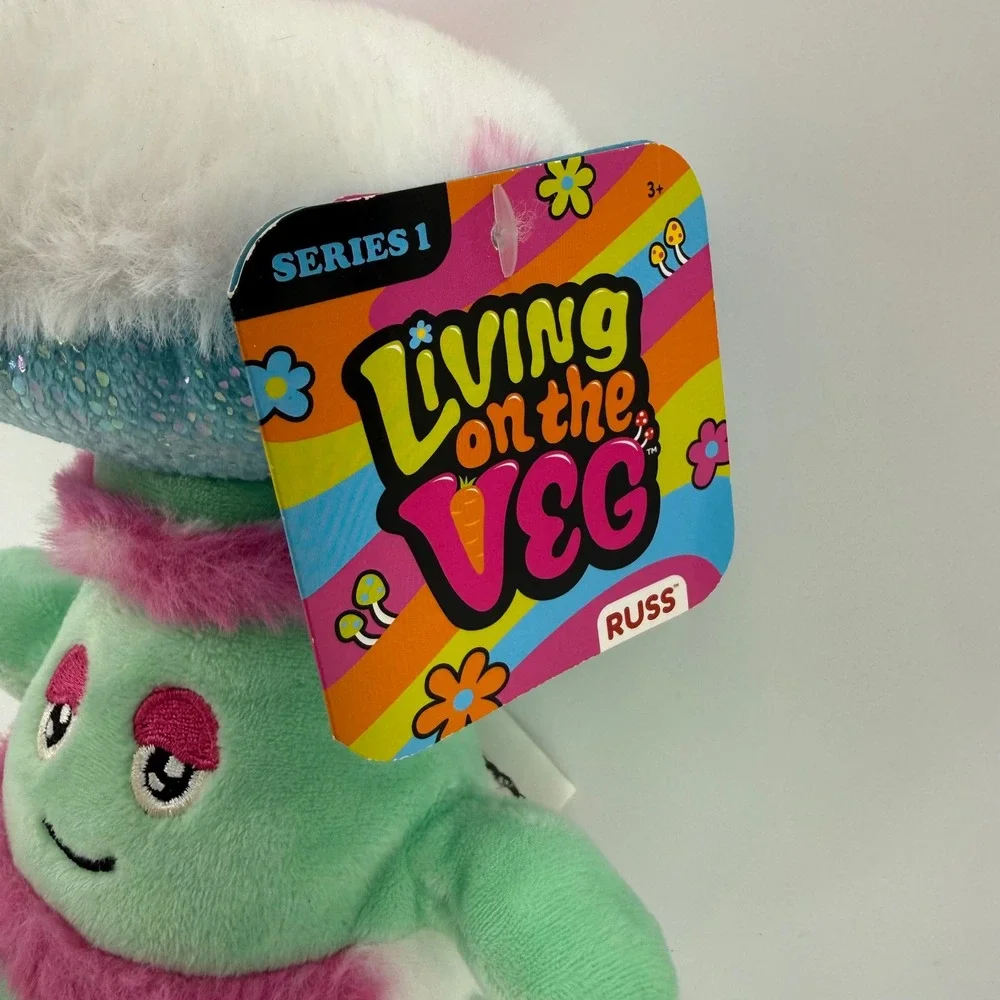 Russ Living on the Veg Obie Mushroom #9 Plush Series 1 NEW